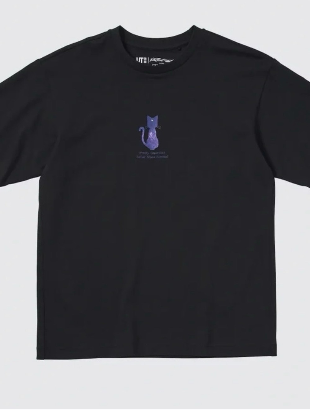 Uniqlo x Sailor Moon Pretty Guardian Black Short Sleeve Tee Size Large